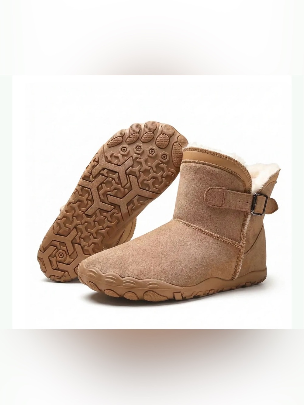 Cozely  Women’s Fur-Lined & Ergonomic Barefoot Shoes. Brown size 39
Brand new!